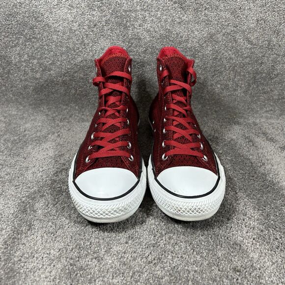 Converse Chuck Taylor All Star Zig Zag 139841F Mens Size 13 Red High Top Shoes - Picture 4 of 13